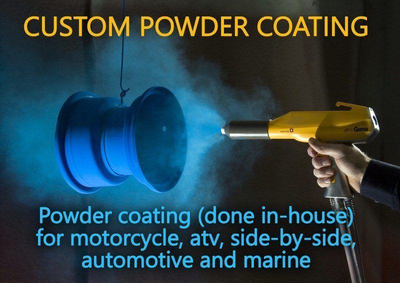In-house custom powder coating